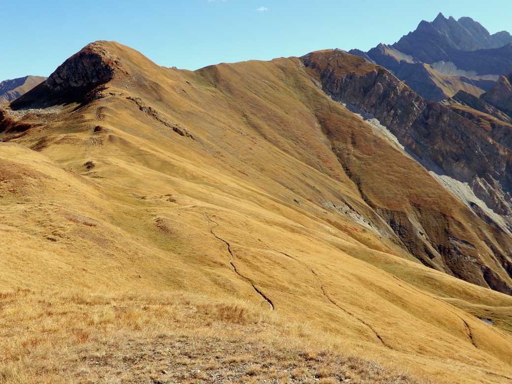 uno sguardo alla cresta percorsa