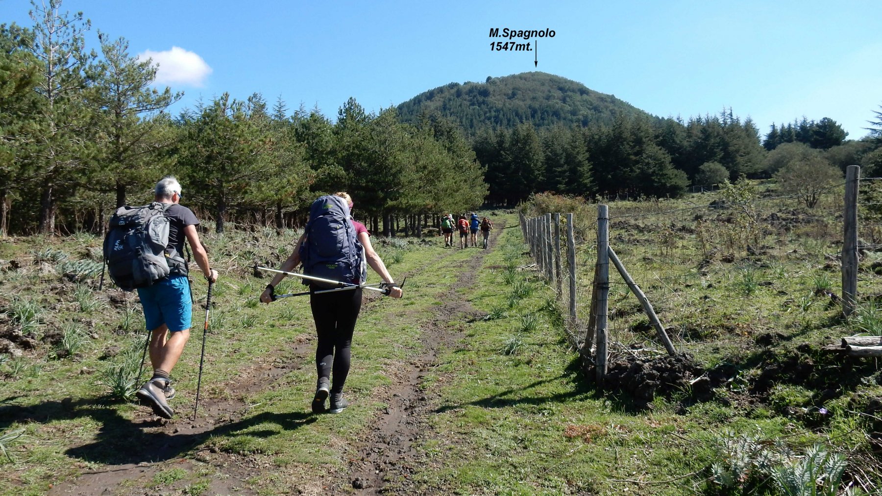 Si sale verso il M.Spagnolo.