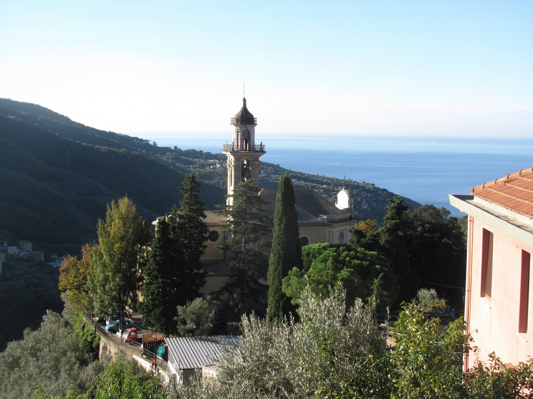 la chiesa di Canepa, da cui siamo partiti