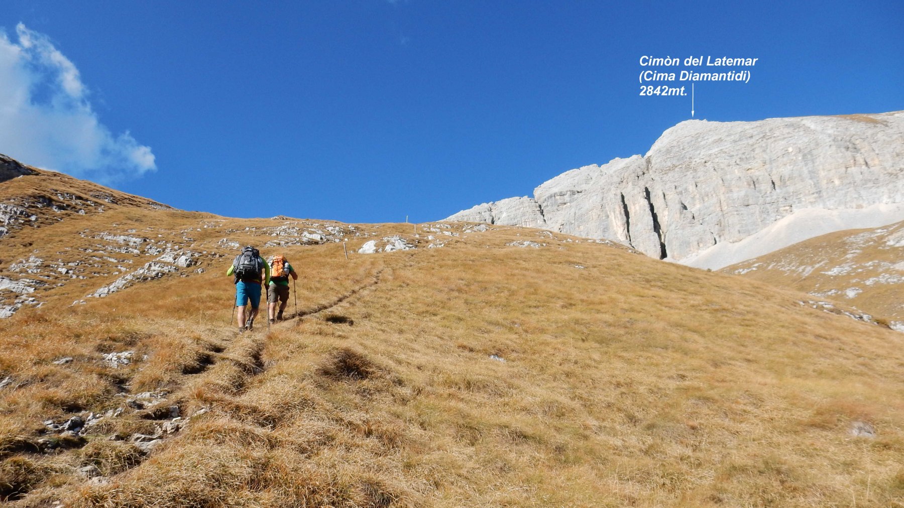 Appare il Cimon del Latemar.