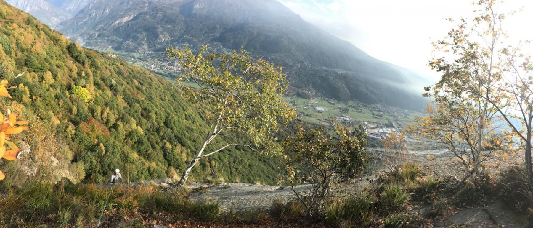 il panorama dalla vetta