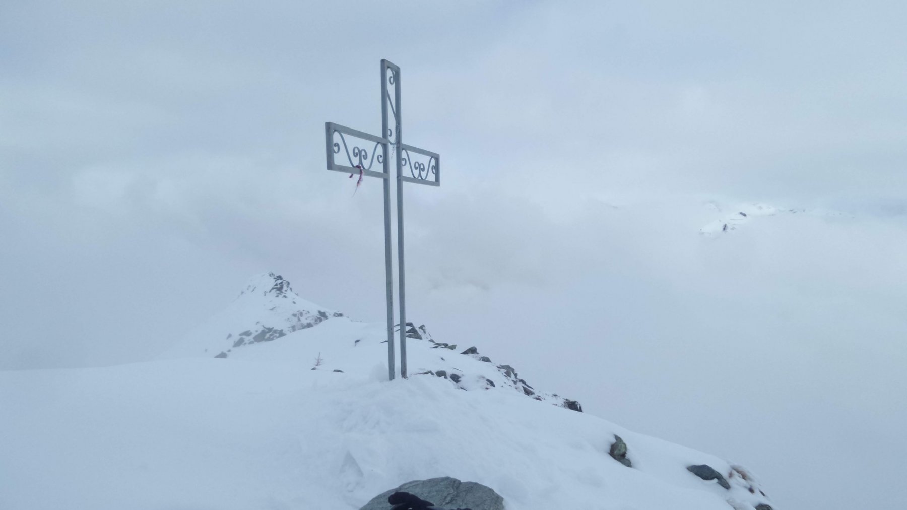 la vetta della Becca d'Aver