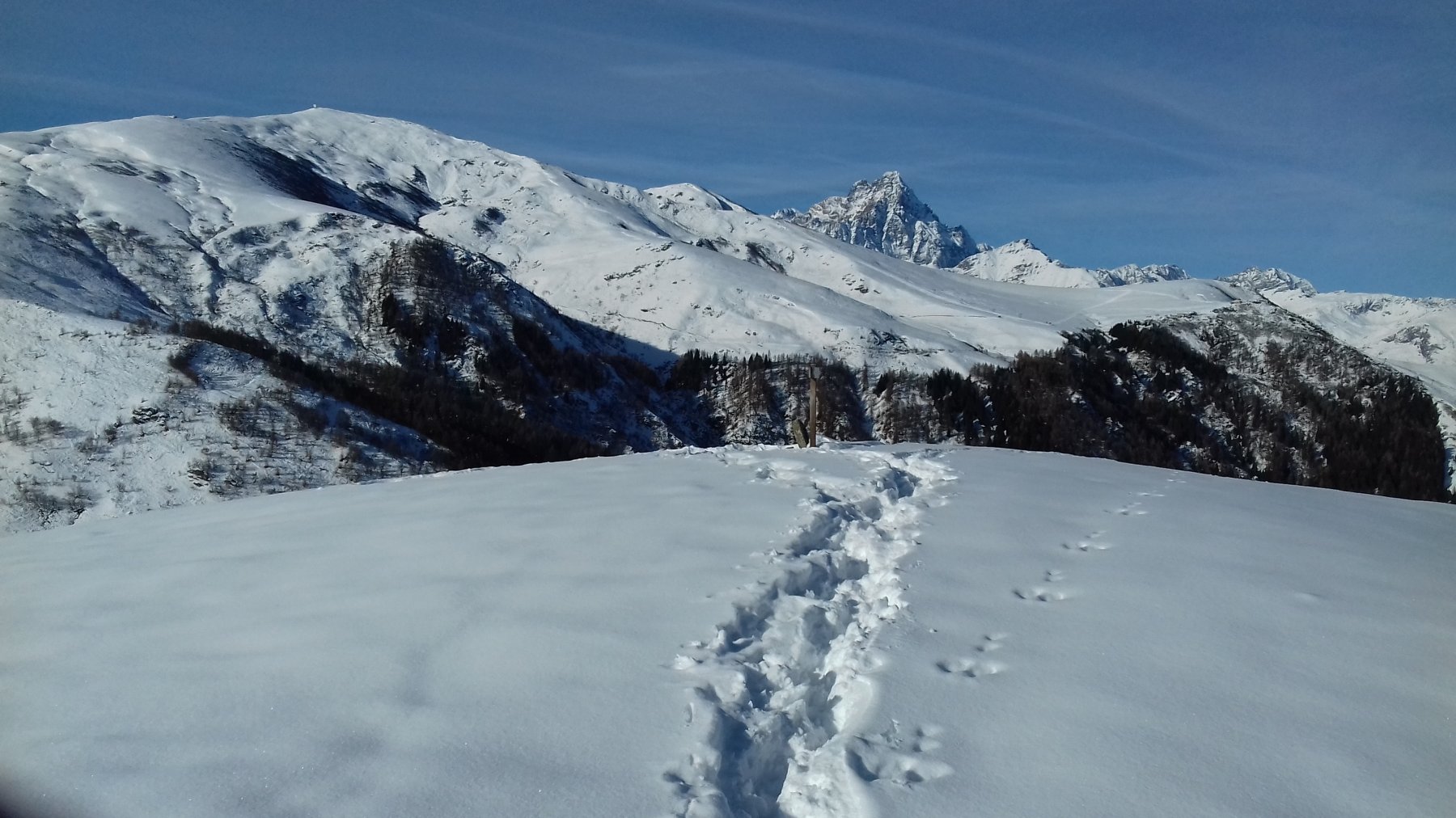 Dalla cima, pian Mune e il Re