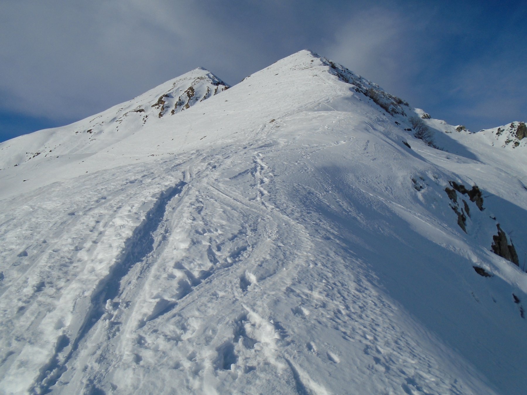 Dorsale finale in discesa (Creusa a sx)