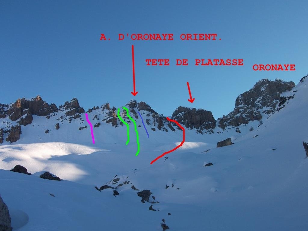 la nostra discesa è quella in blu