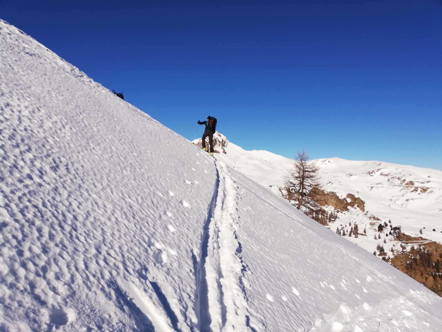Verso la cresta finale