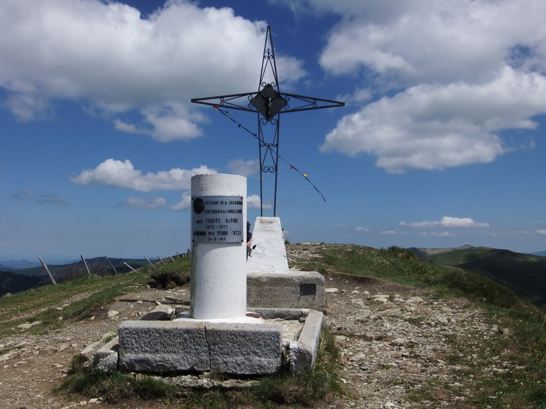 Sulla vetta del Monte Ebro