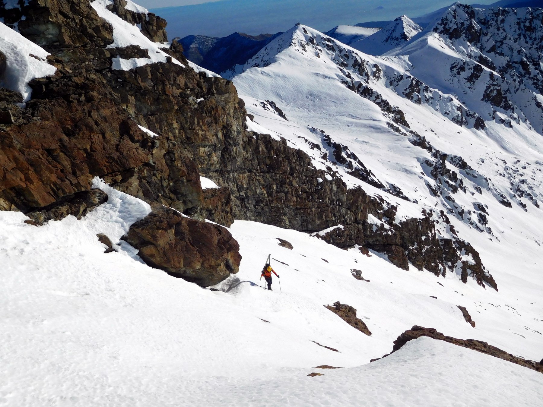 la risalita verso la spalla