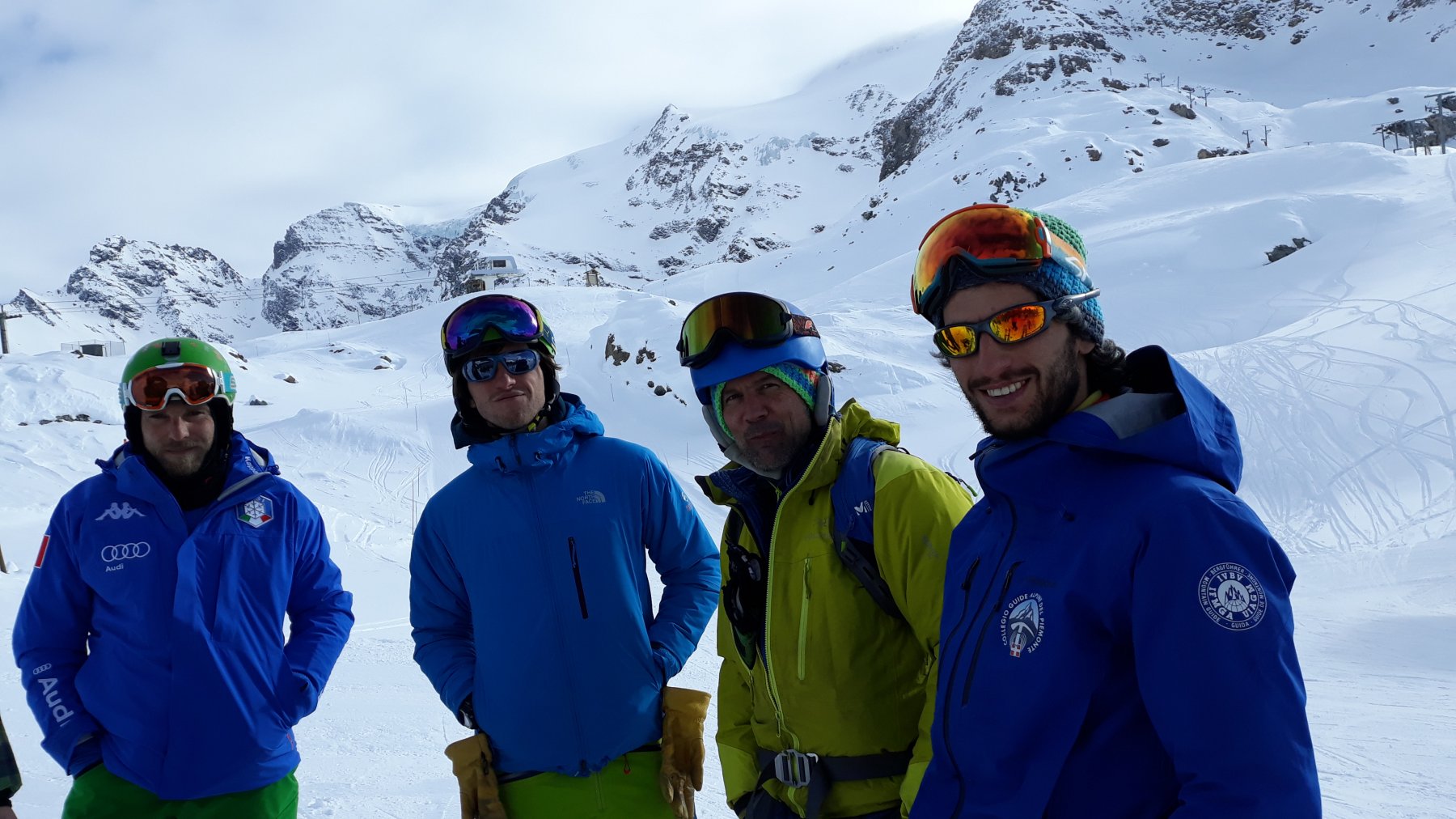 Il nostro gruppo Guide...dietro...farina