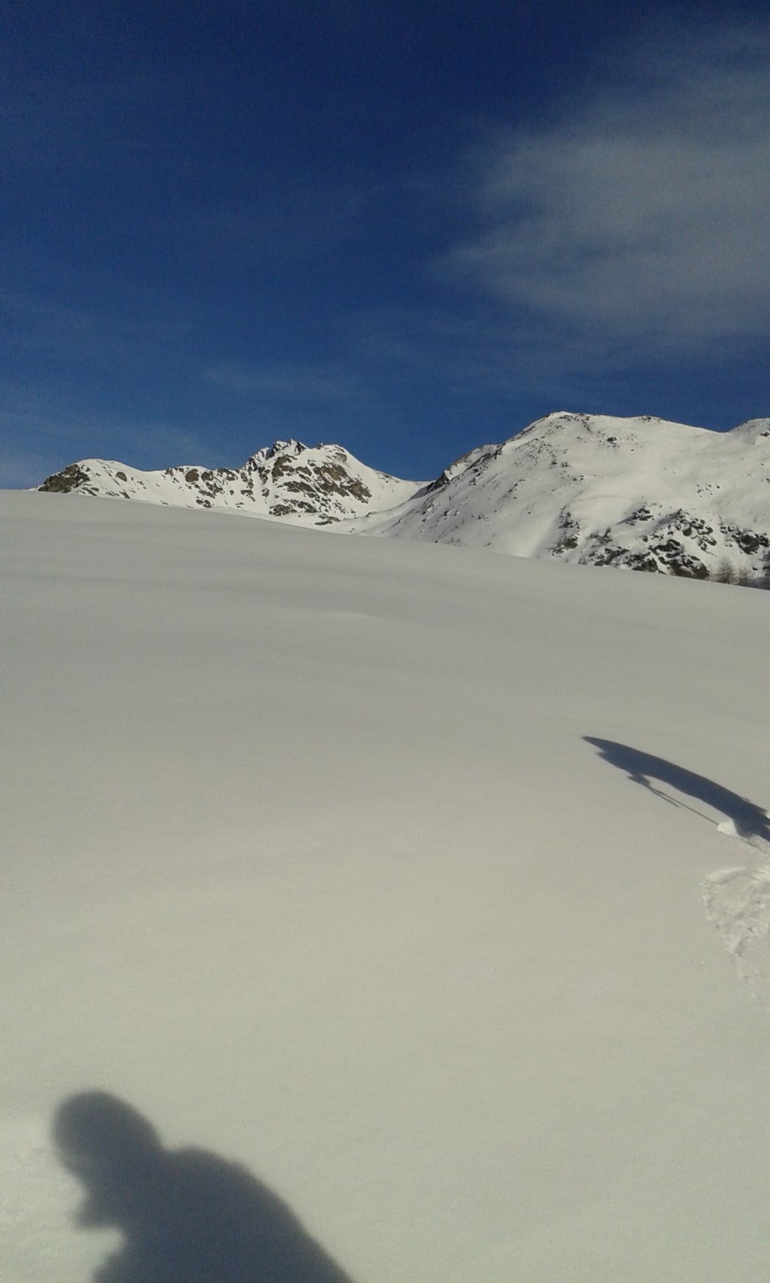 Il colle arrivando a Champlong