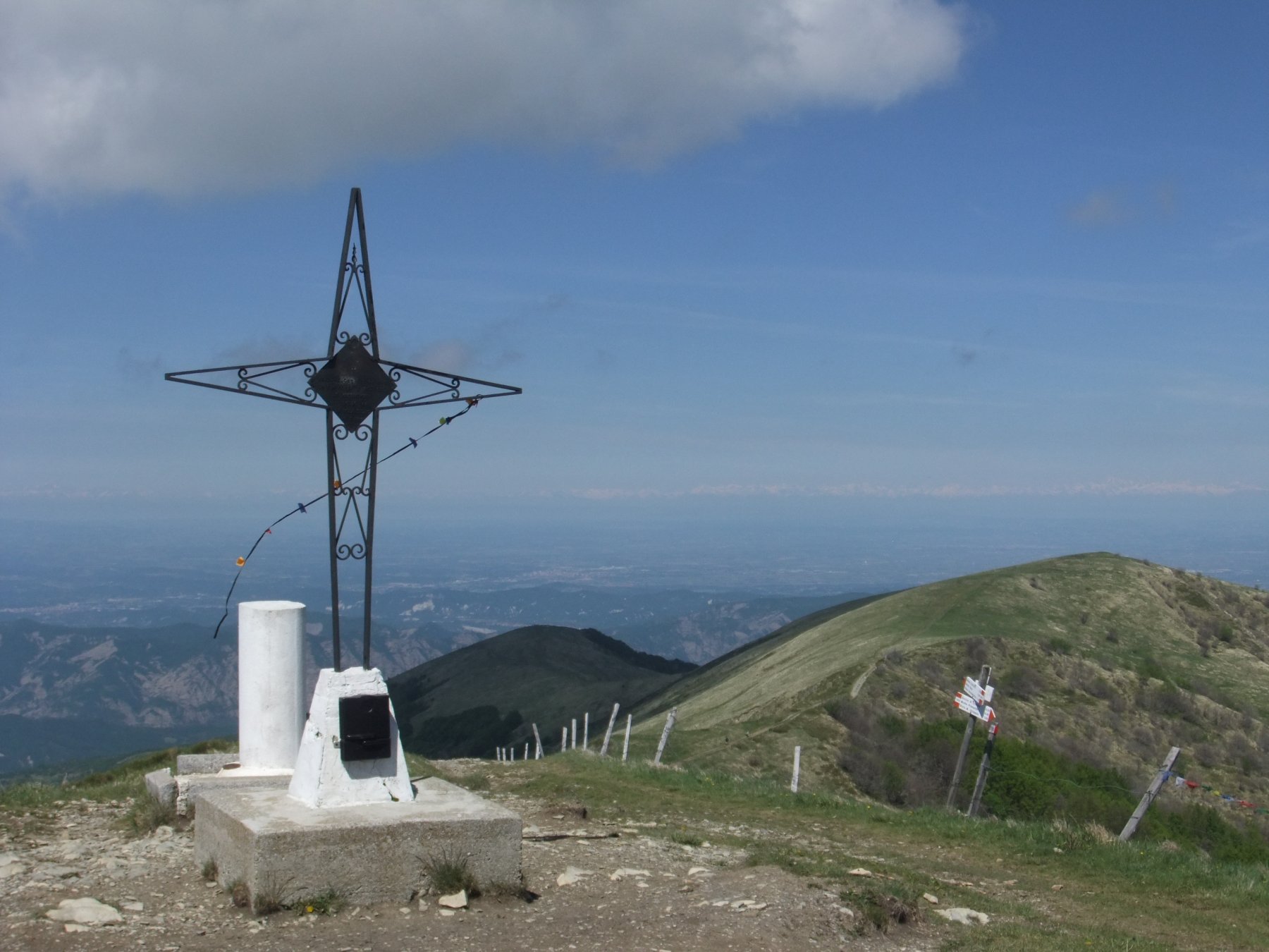 Sulla cima del Monte Ebro