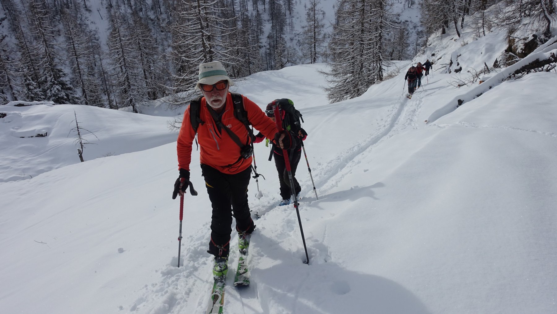 Verso l'alpe Champlong