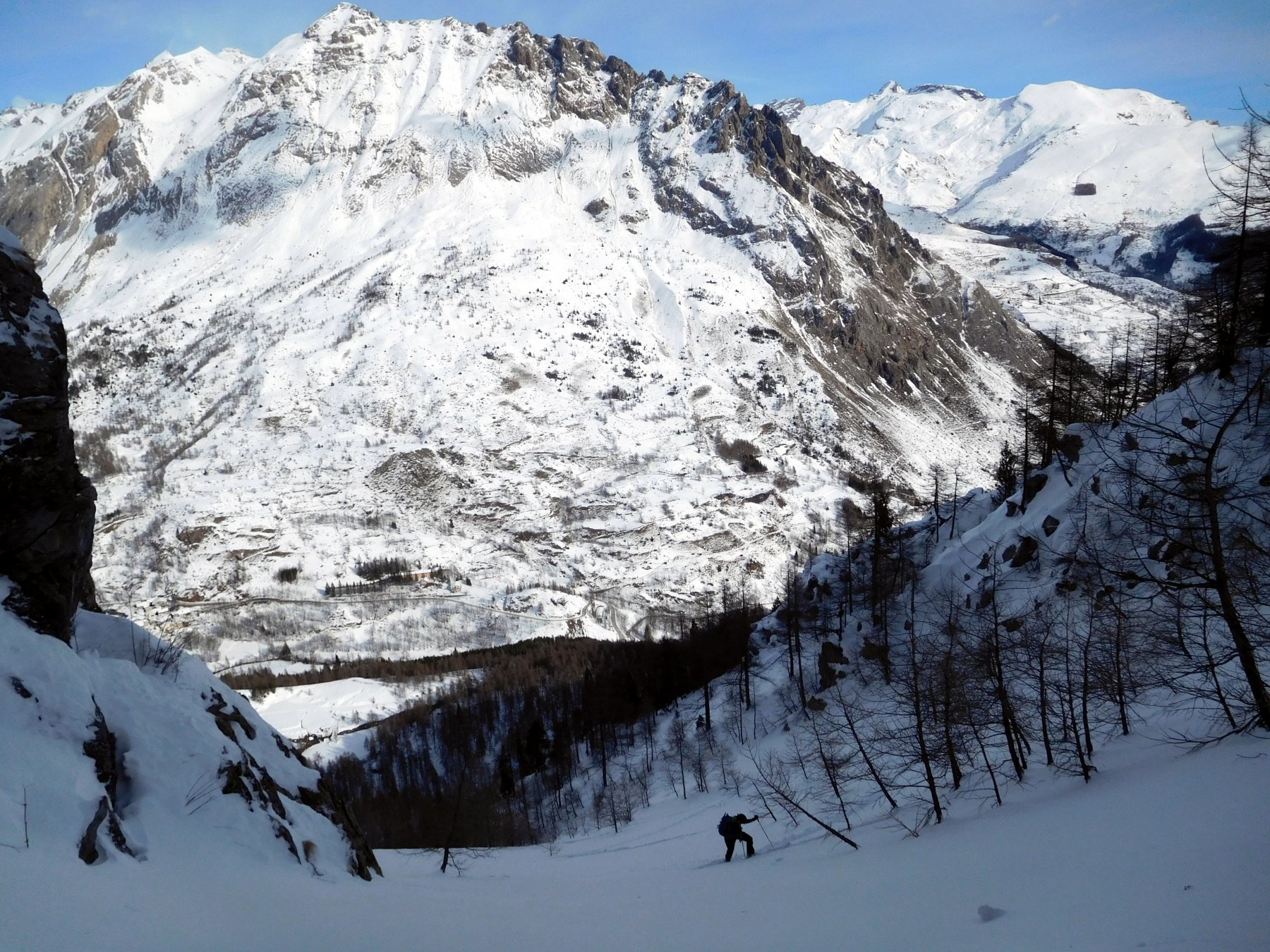 salita comoda in ski