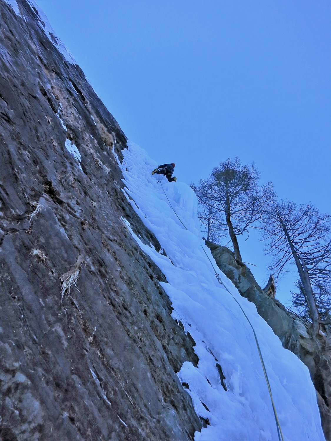 Claudio sul primo tiro all'altezza del cavolfiore
