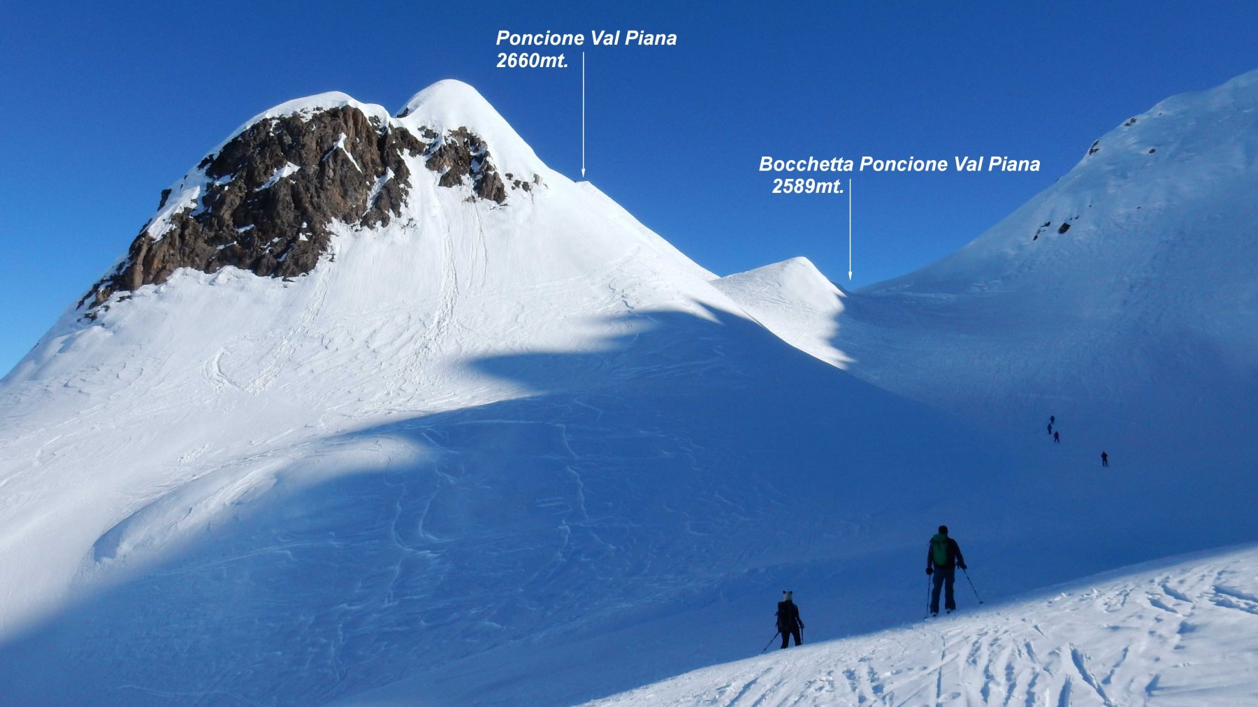 Ultimo tratto della salita.