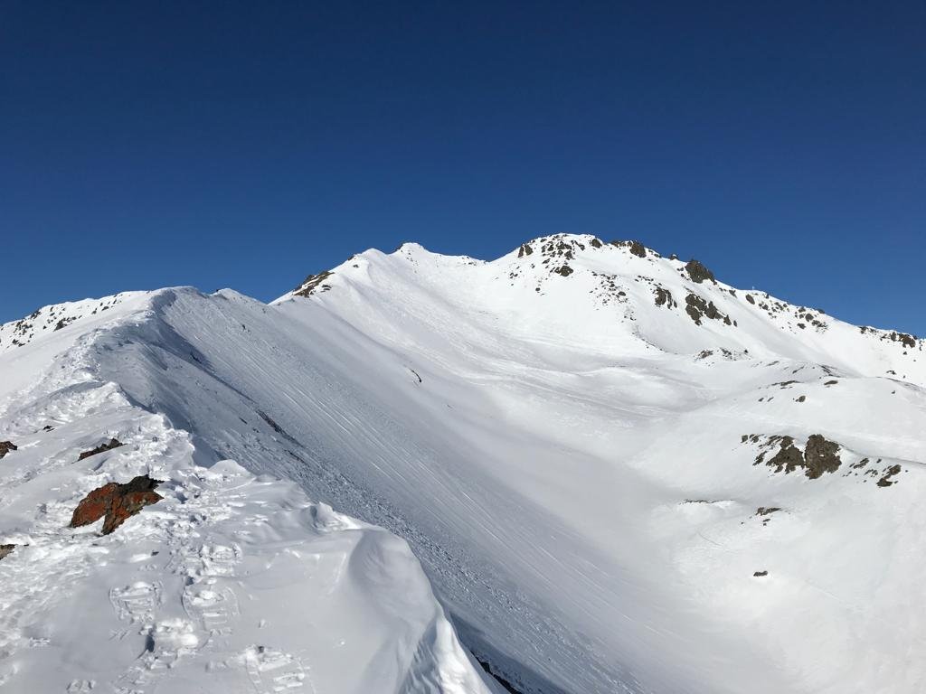 Percorso di cresta per la Punta Gimont