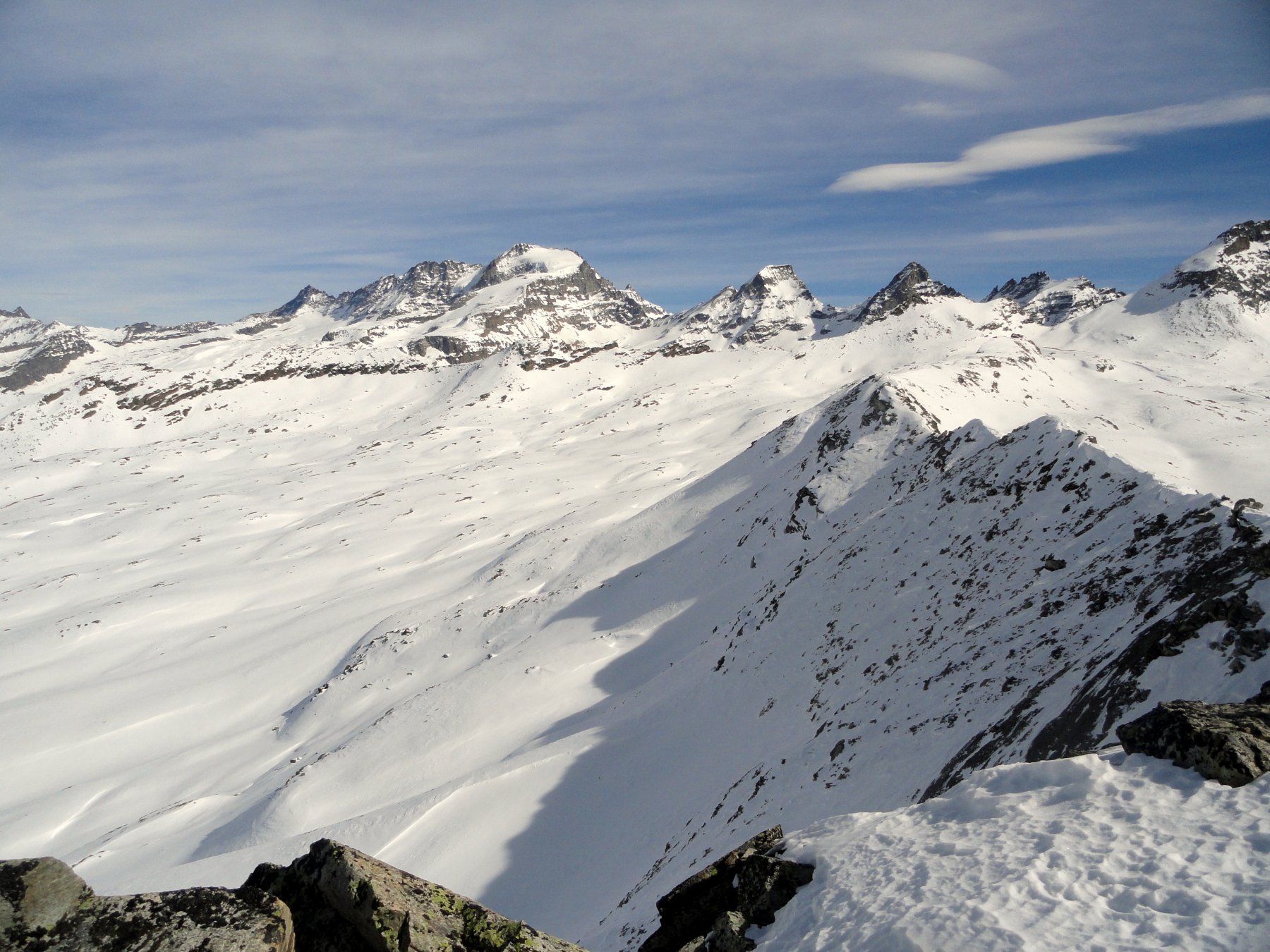 panorama sul gruppo del GranParadiso