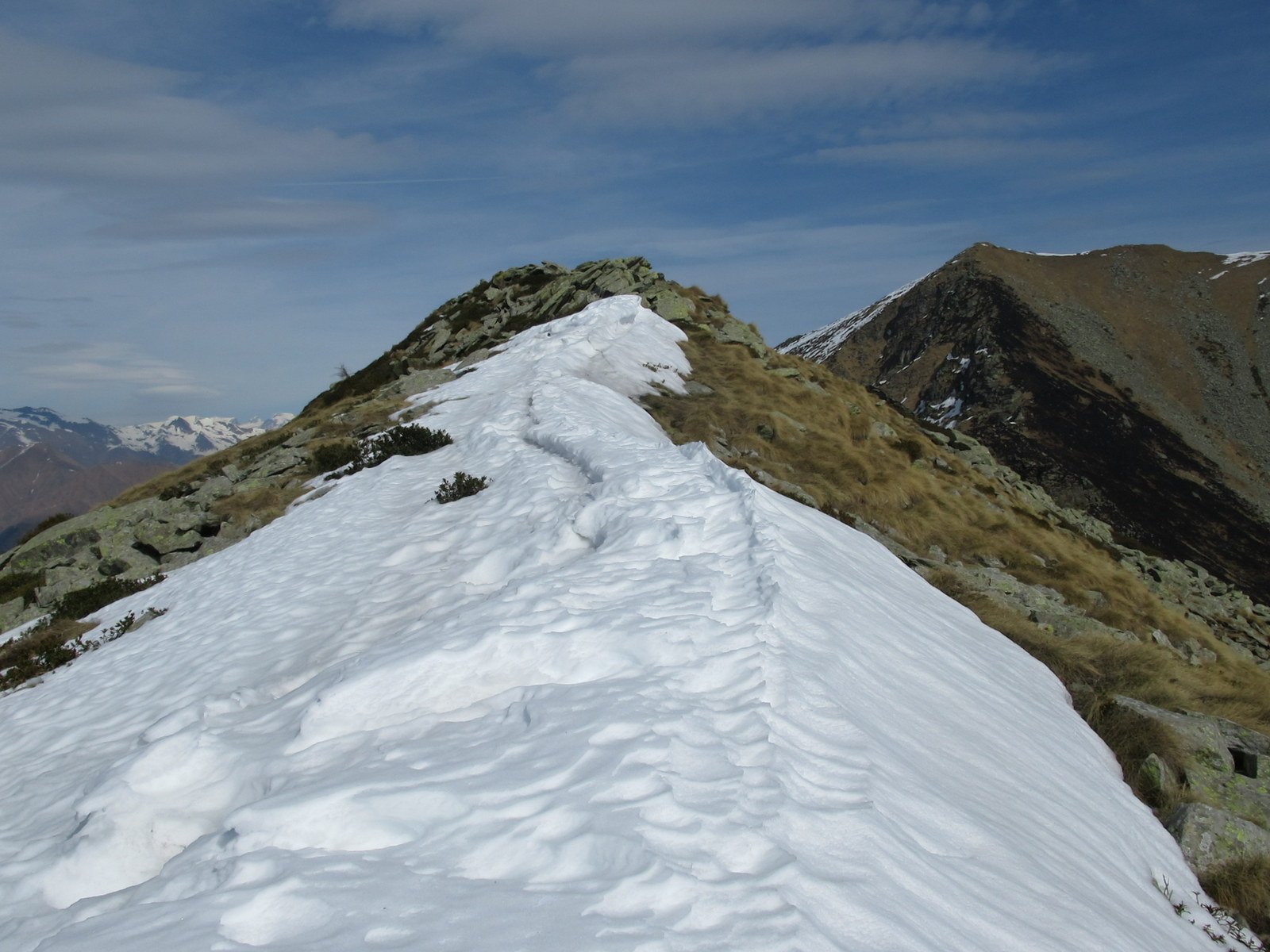 Sulla crestina per il Bric Volpat