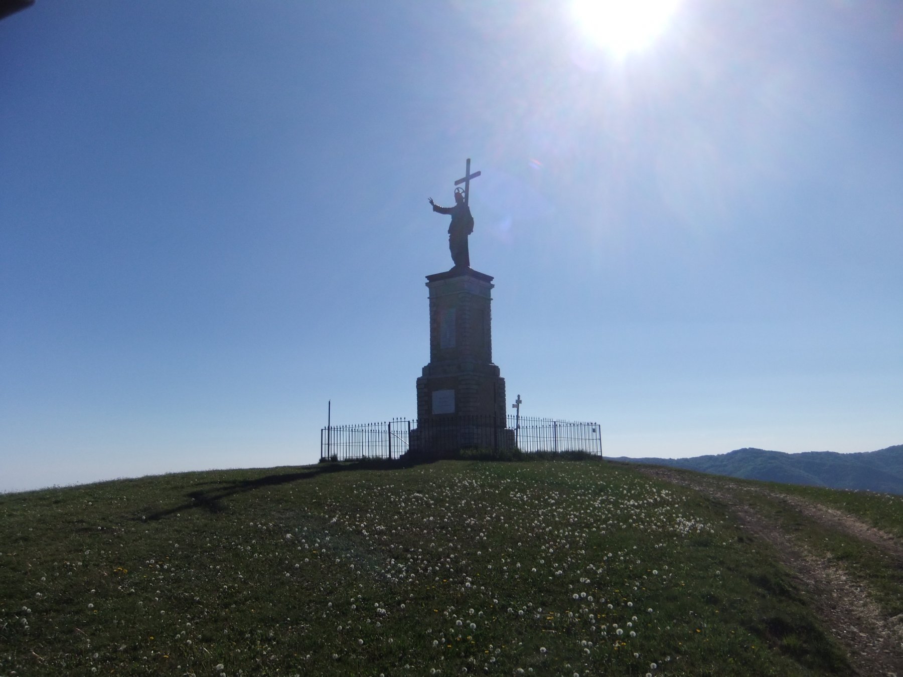 Arrivando in cima al Giarolo
