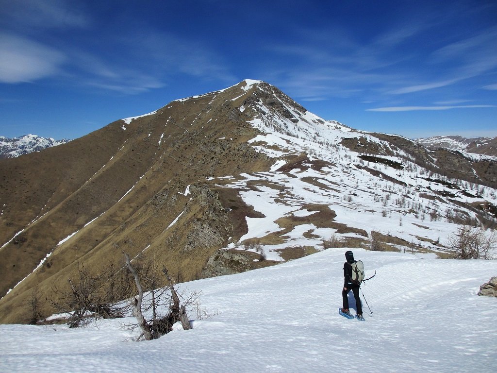 Scendendo alla Colla Rossa