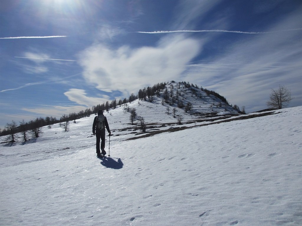 Il crinale dopo la Colla Rossa