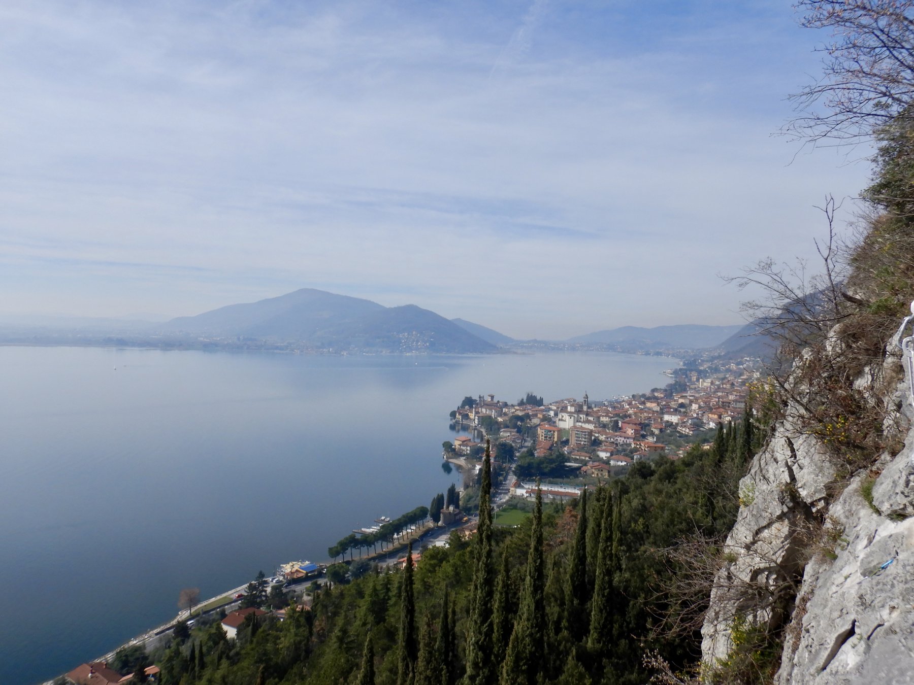 Vista dalle soste sul Lago D'iseo