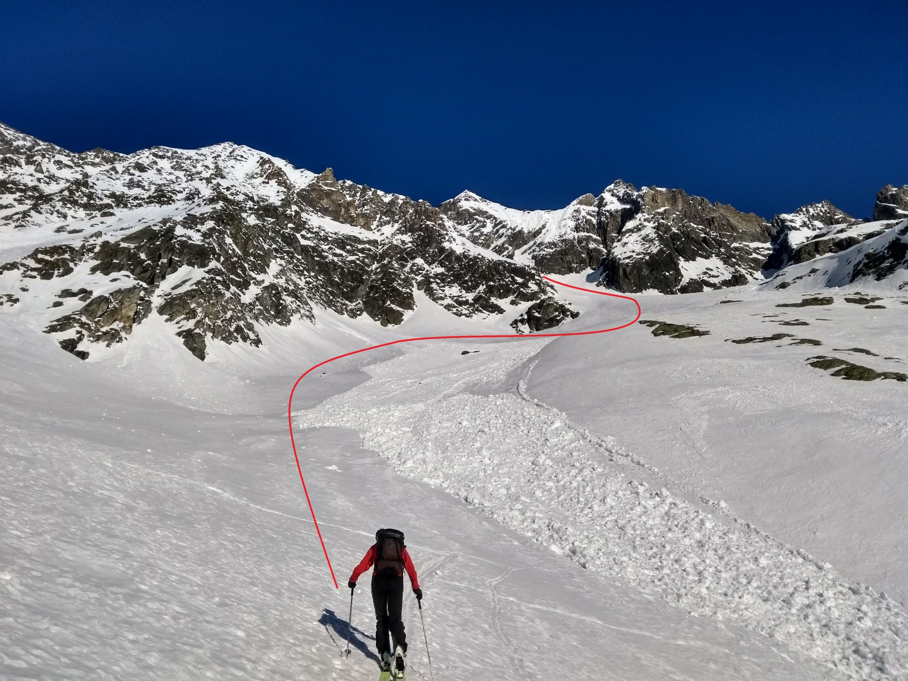 Risalita del vallone