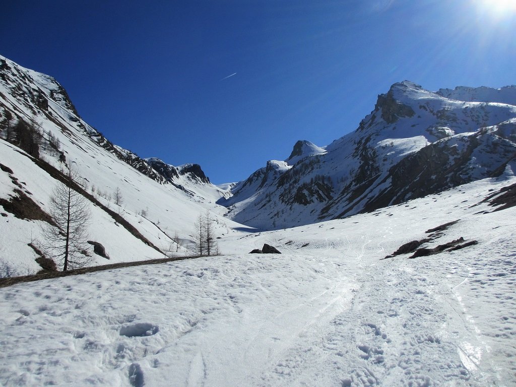 Sul fondo l'imbocco della Stretta