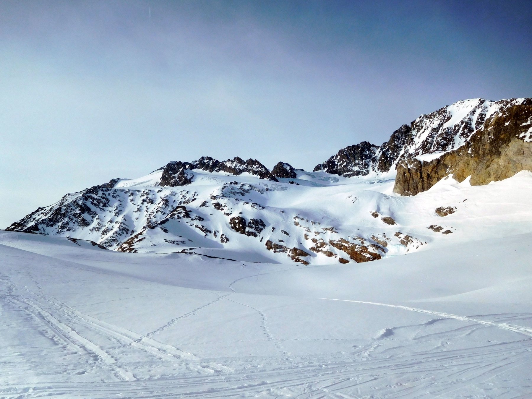 vista salendo dai ripiani glaciali