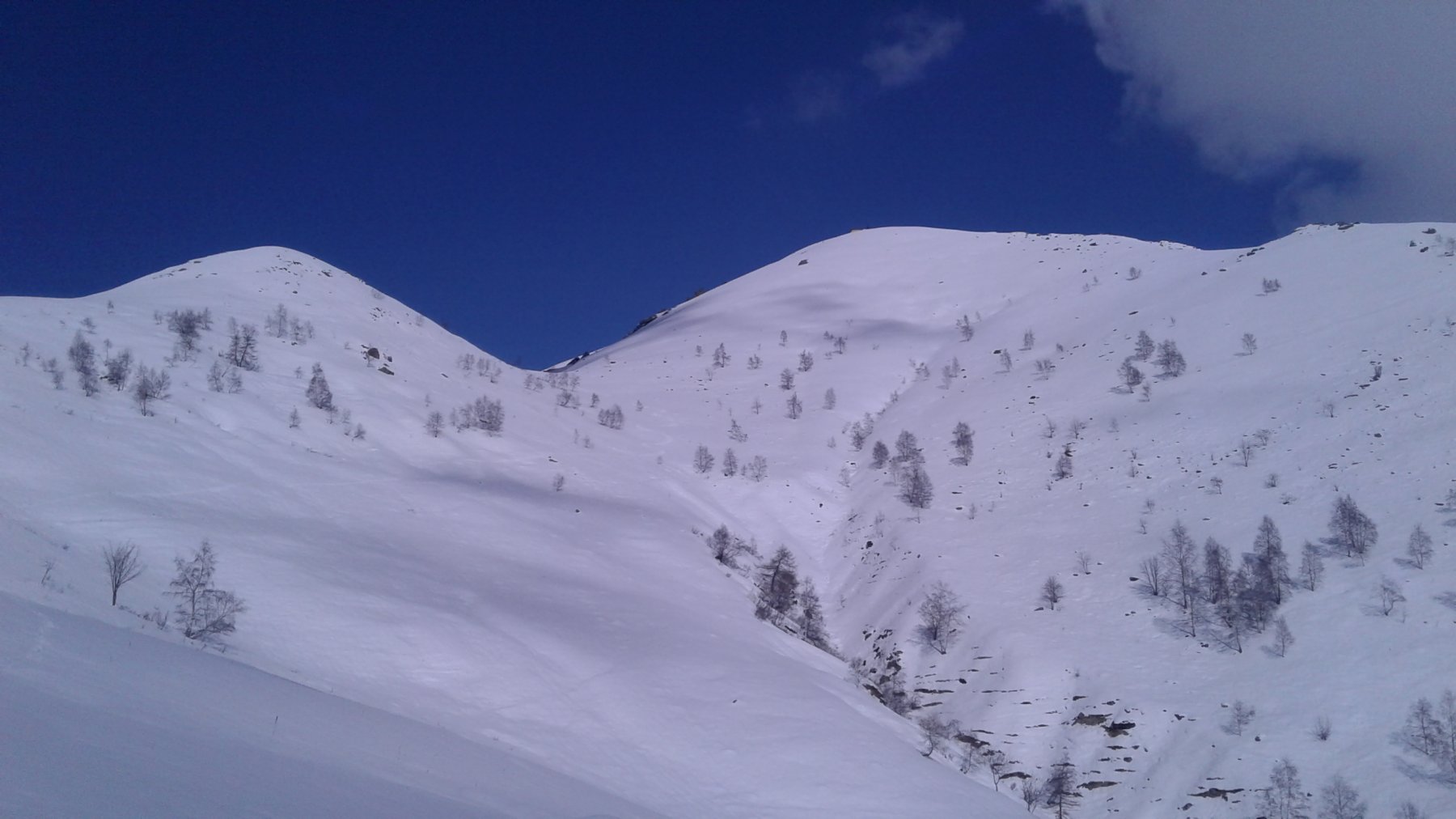 Il colle e il pendio sotto il redentore 