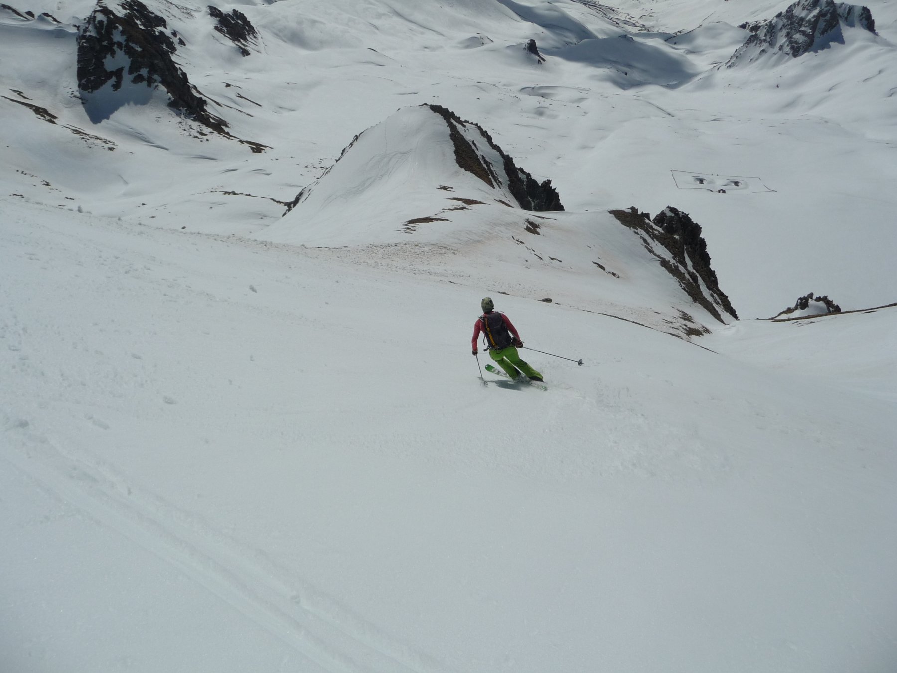 Sceso canale a destra