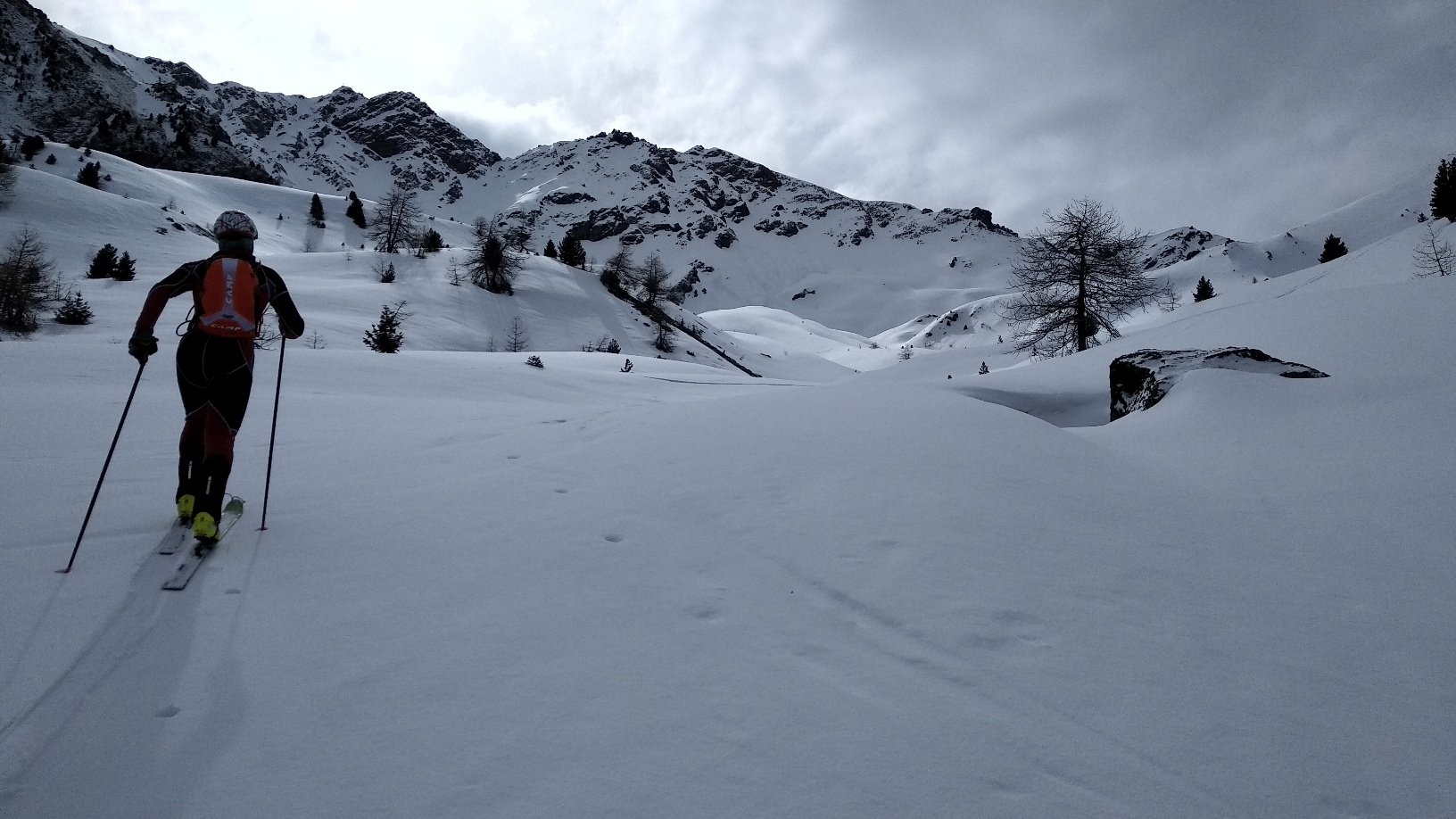 appena lasciate le piste
