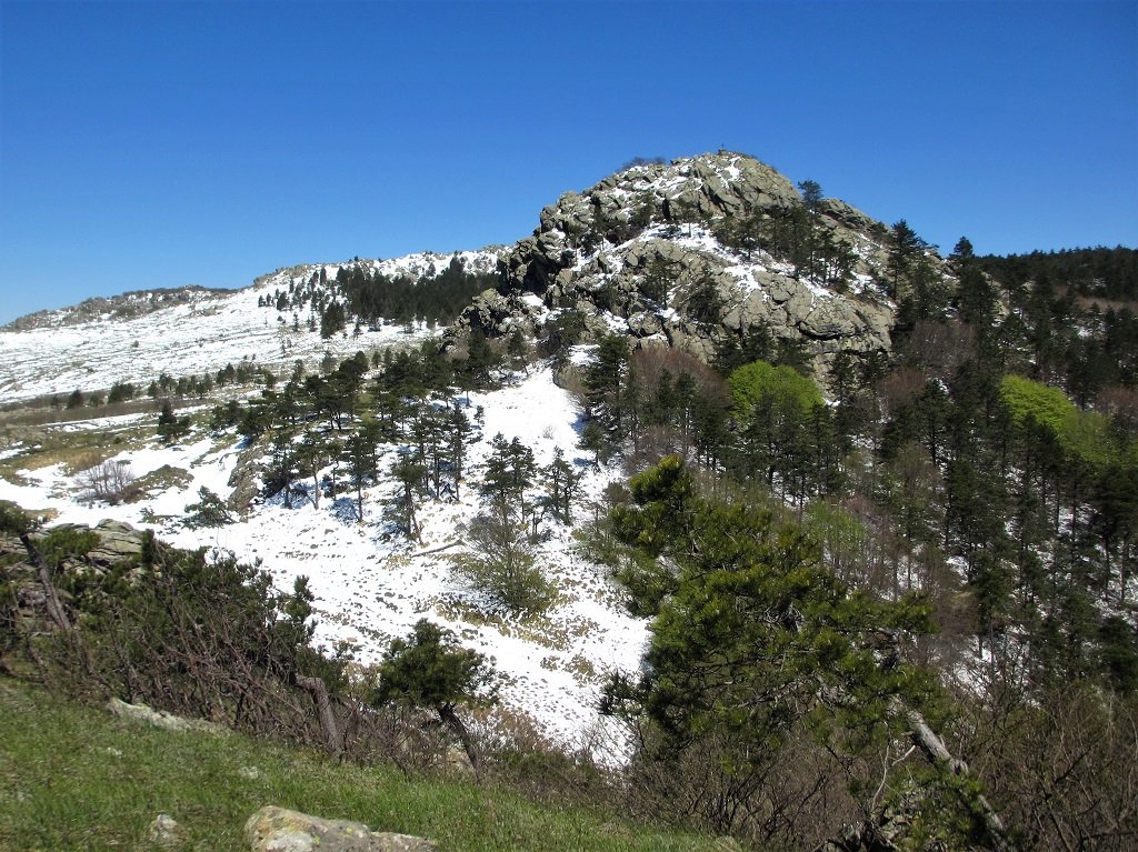 Bric Resonau con la neve