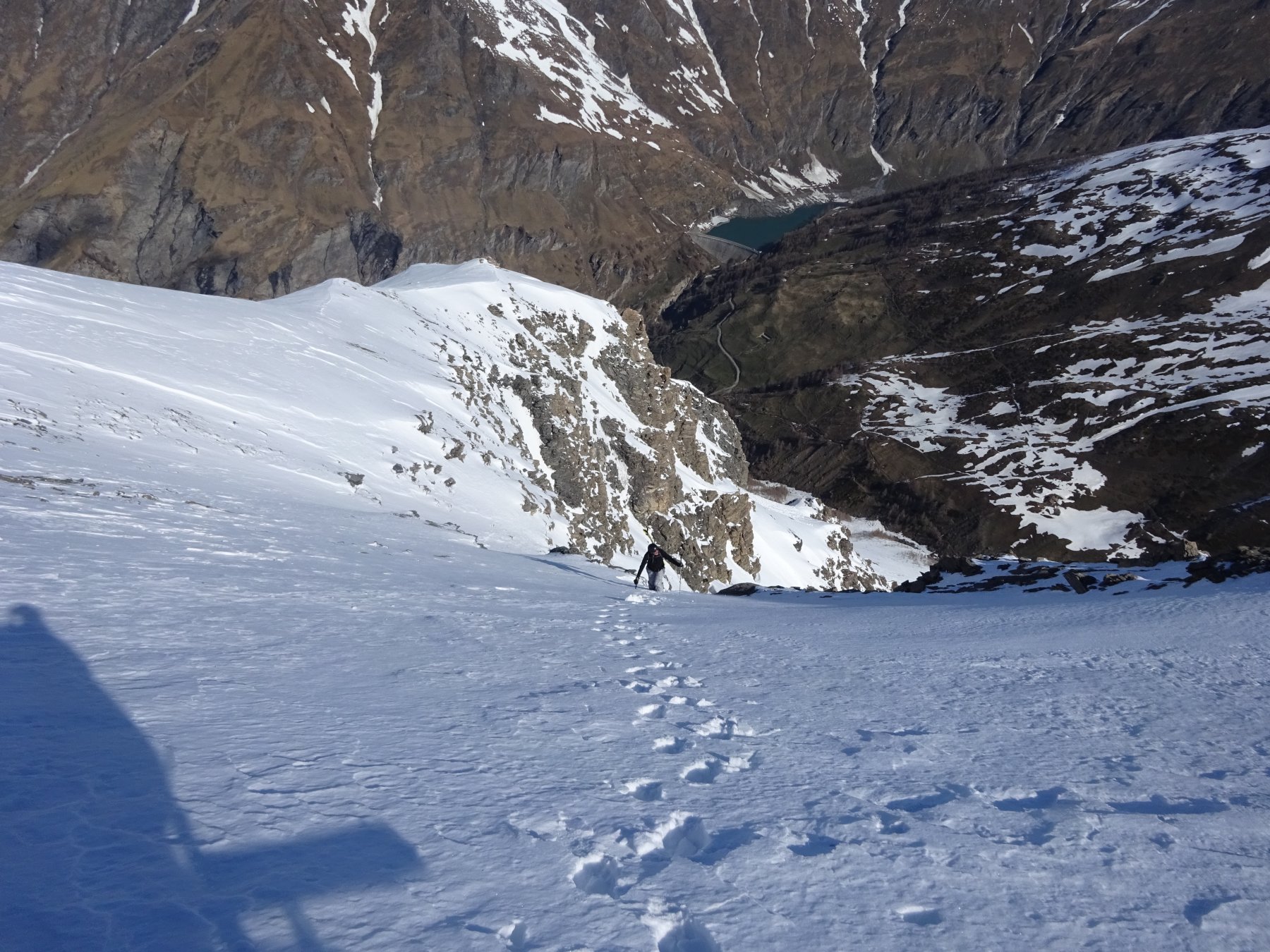 In arrivo all'uscita del canale