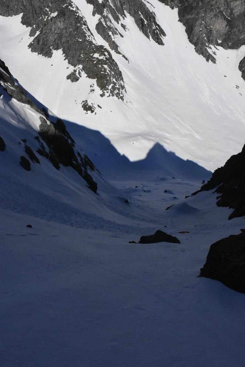 canale delle pariate visto dall'alto