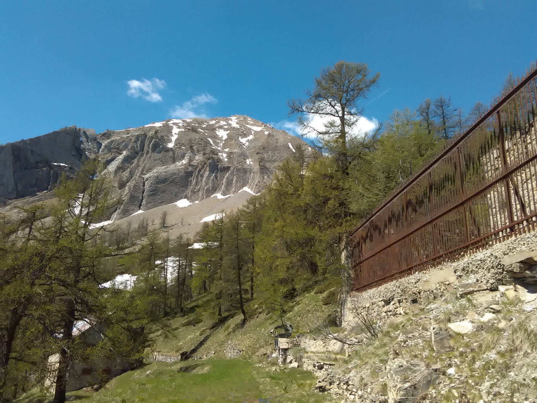 La cima dalla batteria