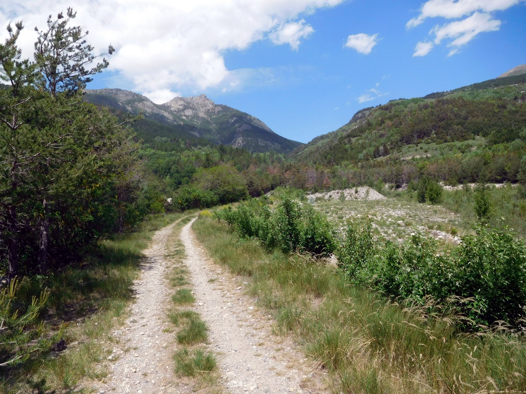 al termine della discesa 