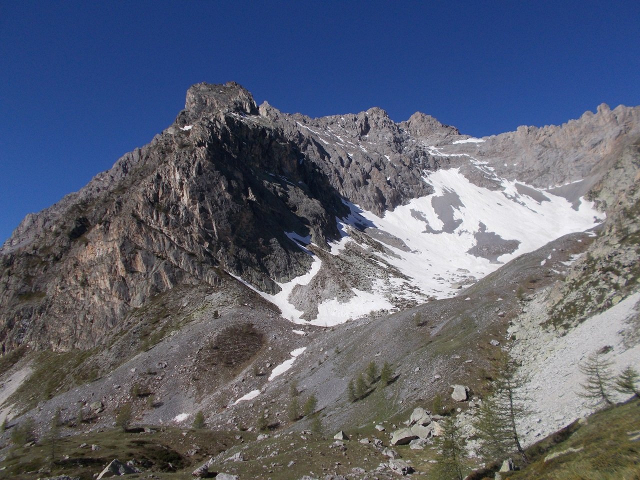 il versante nord del  Cassorso