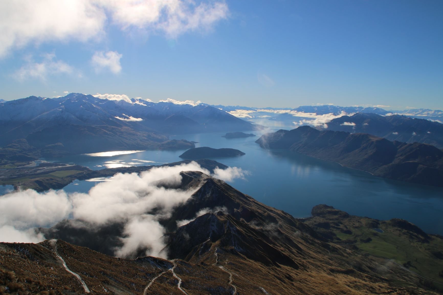 Lake Wanaka dalla cima