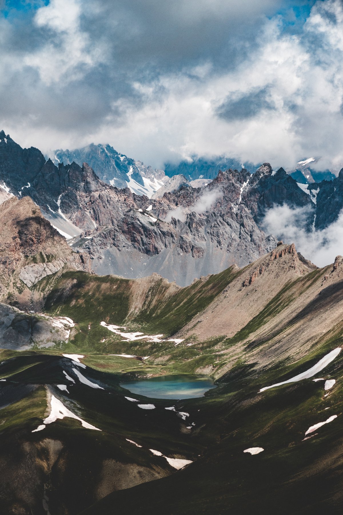 lago Reculaye dalla cima delle manse