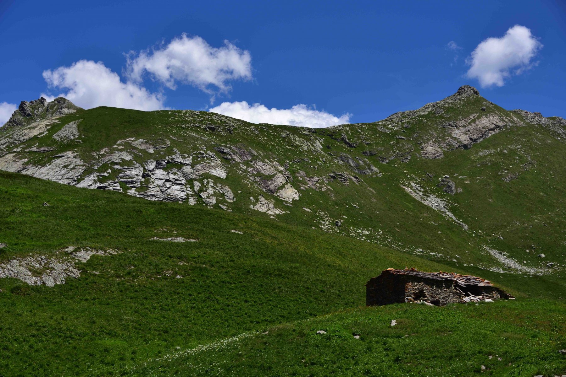 Punta e Testa Rasis dal Piano di Traversagn