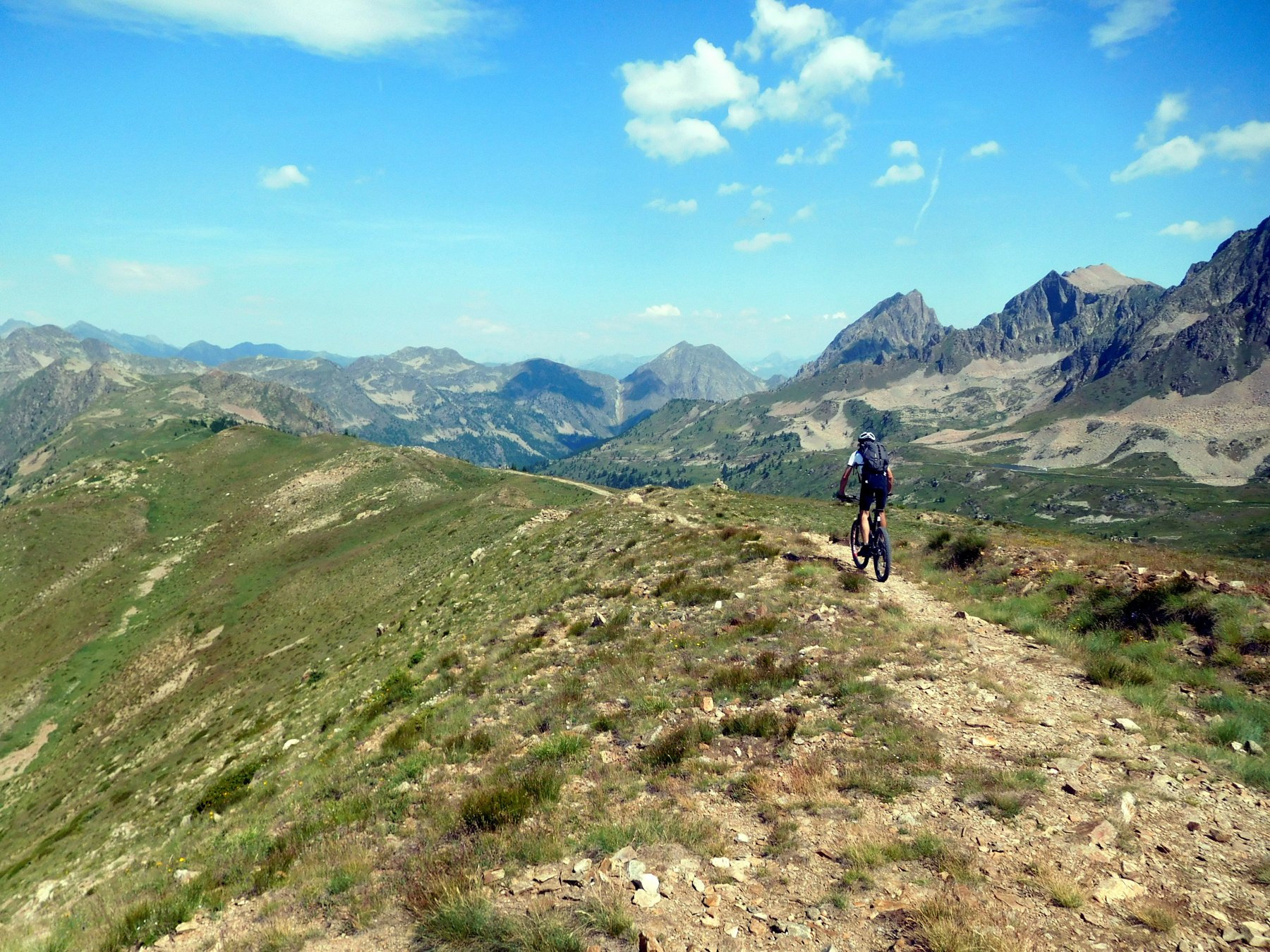 passaggi in dorsale nella prima parte