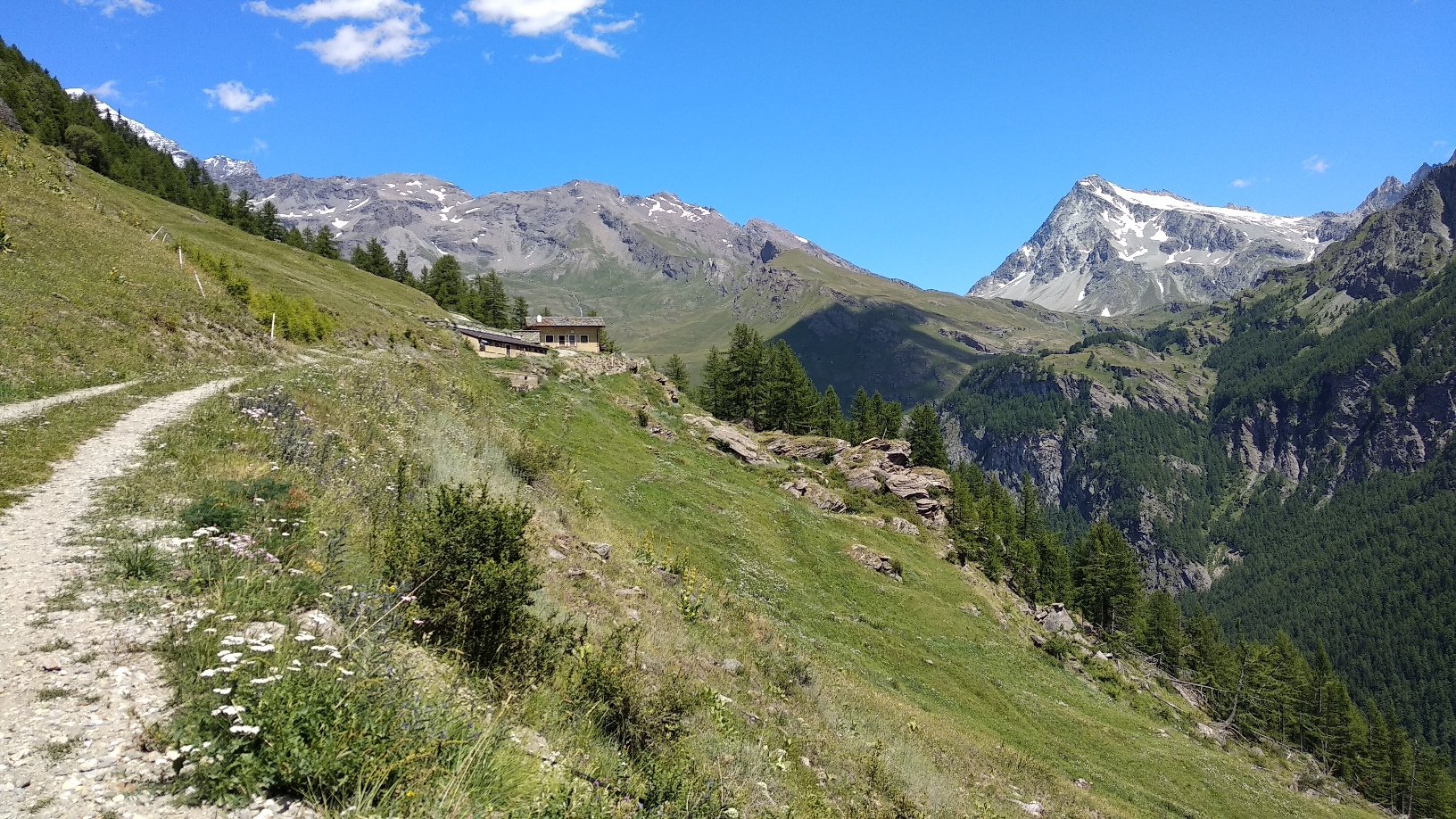 quasi finita la salita da Ollomont.