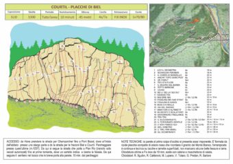 Mappa Falesia di Biel