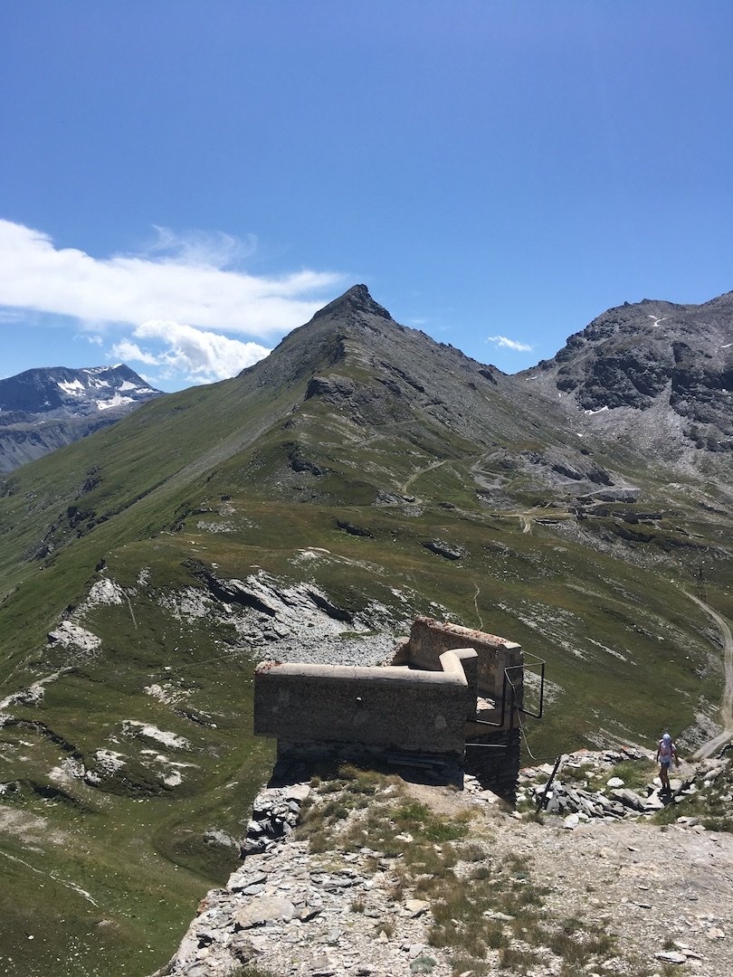 La Cime du Laro vista dal Fort de la Turrà