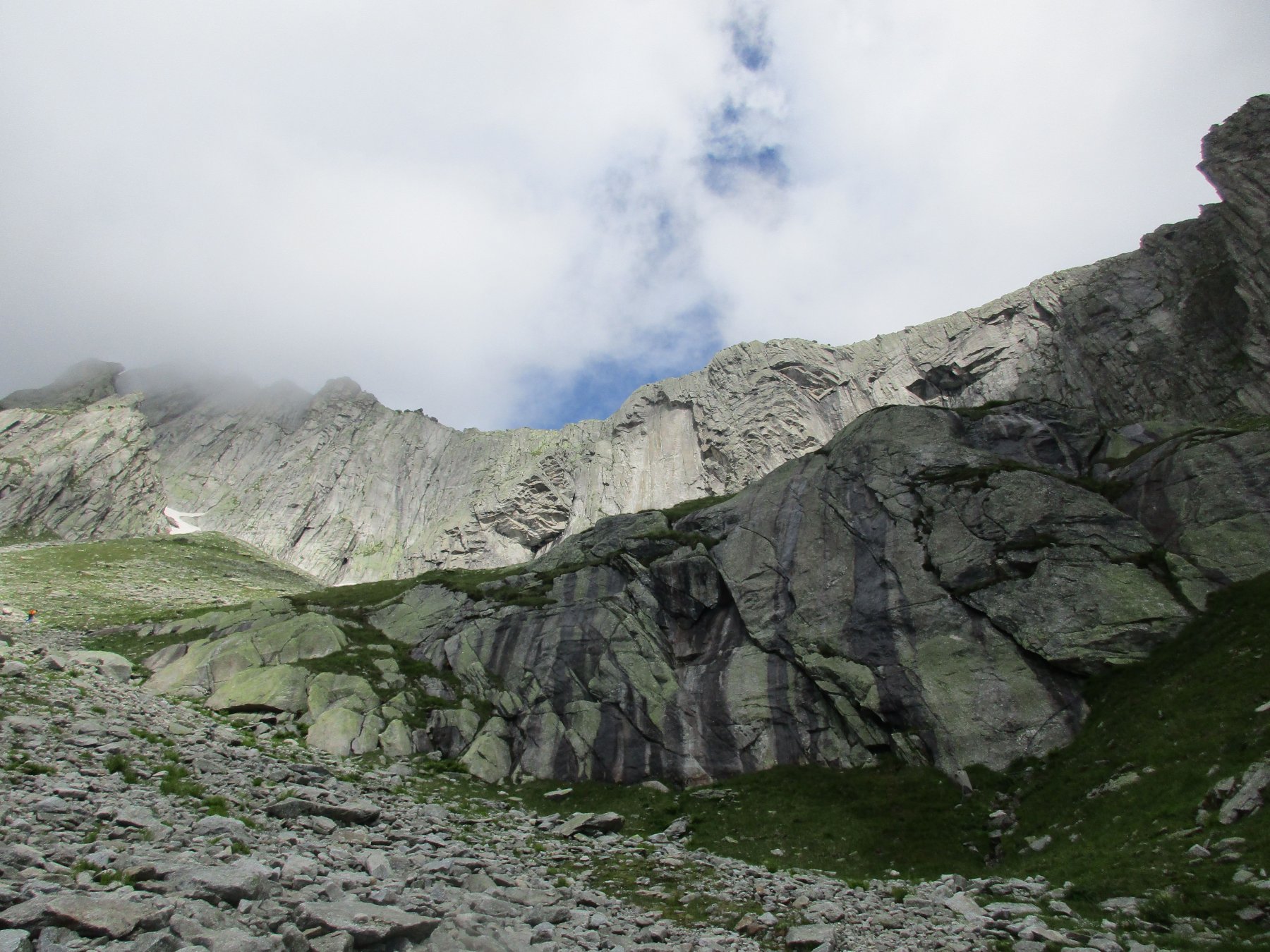 Salendo verso la normale del Salbit
