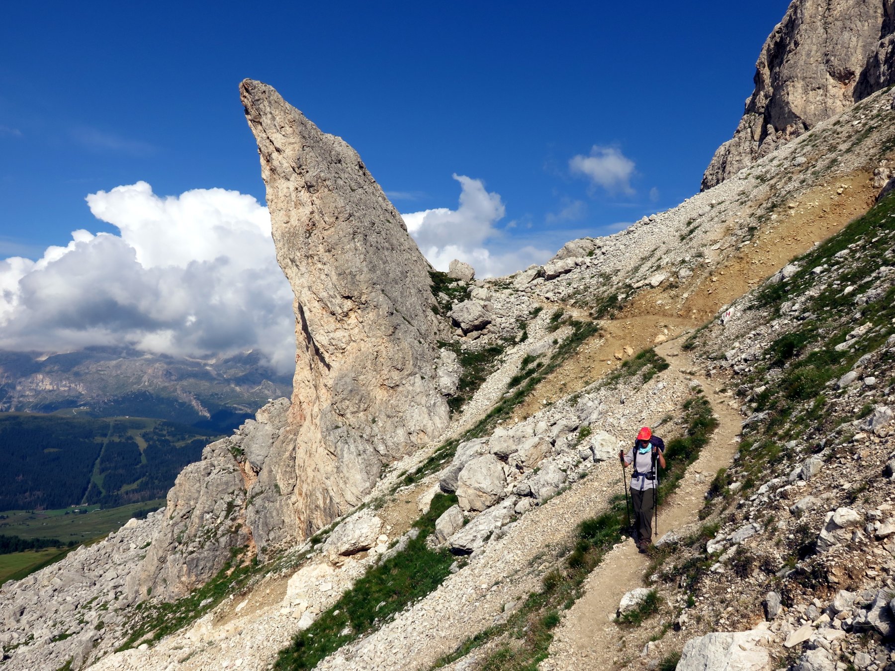 Verso la Sella di Stief
