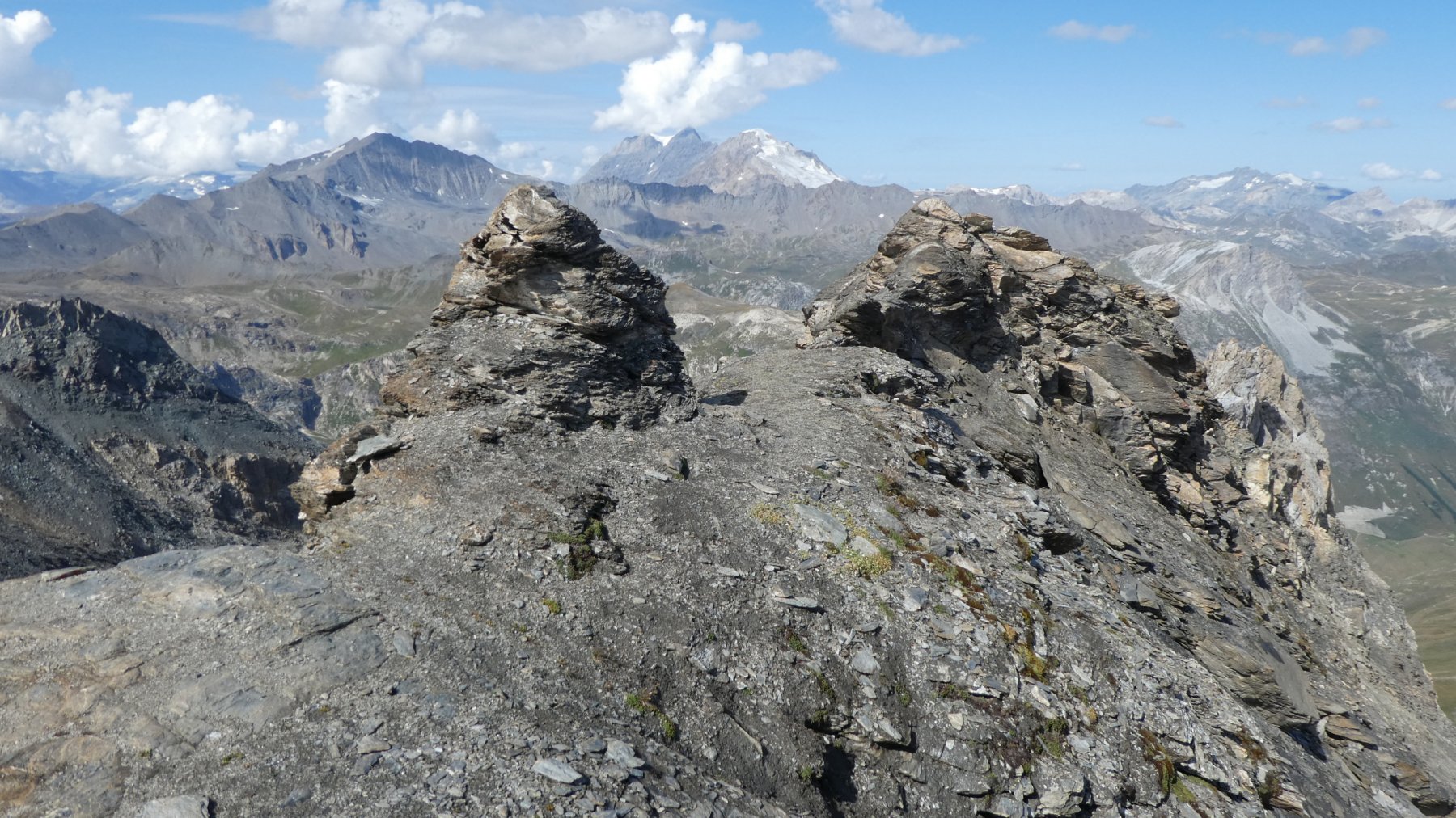 la vetta della Pointe de l'Arselle