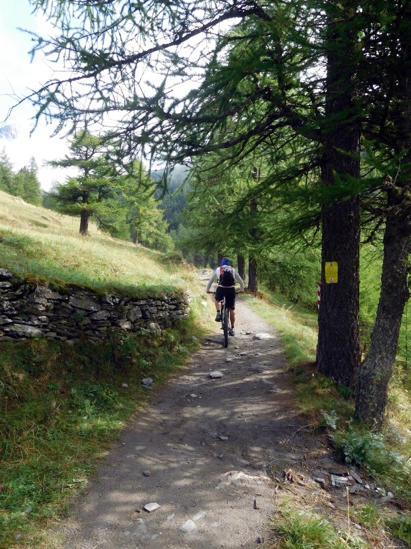 lungo il vallone di Vallanta