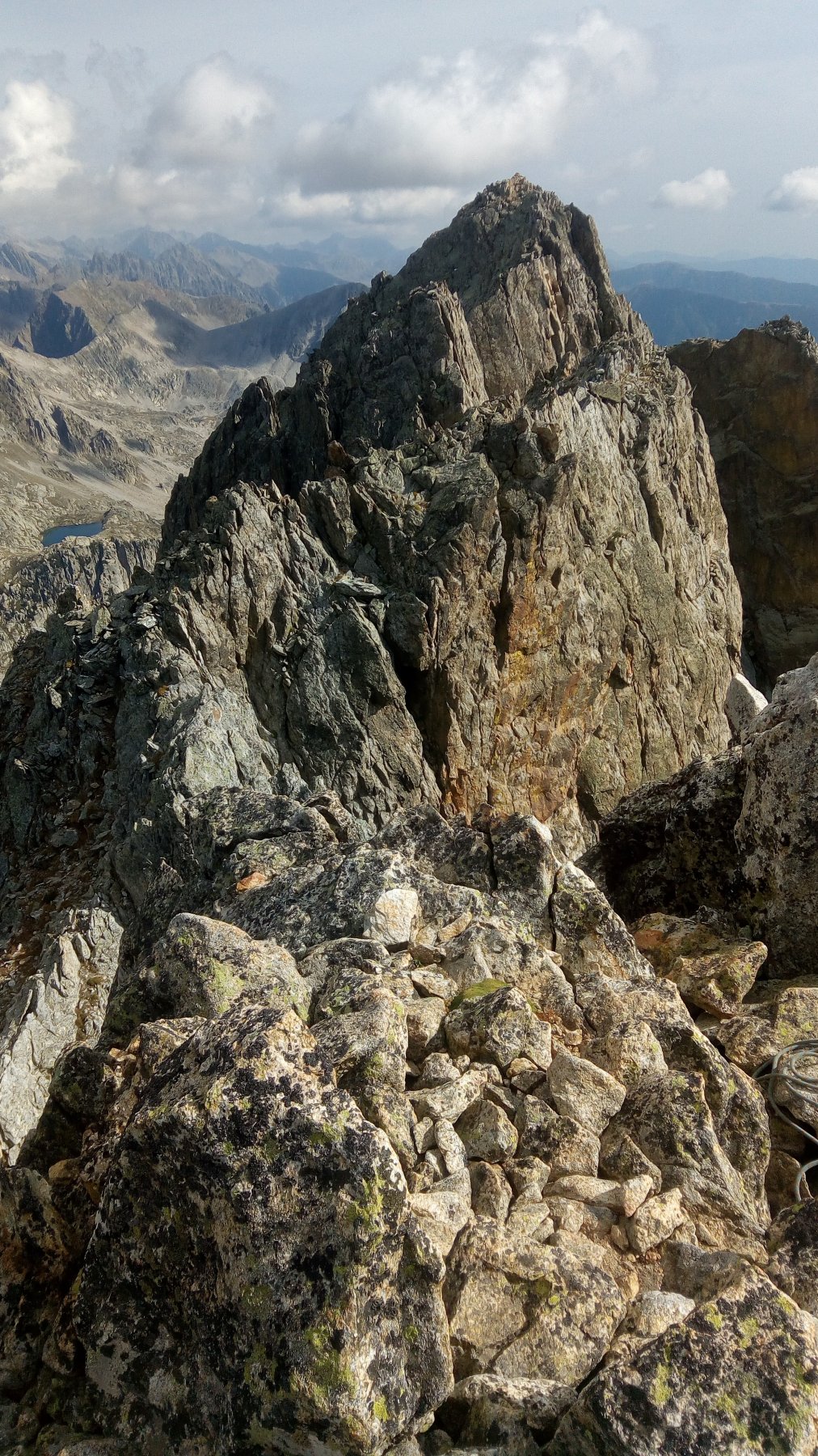 La cresta sommitale del Giegn